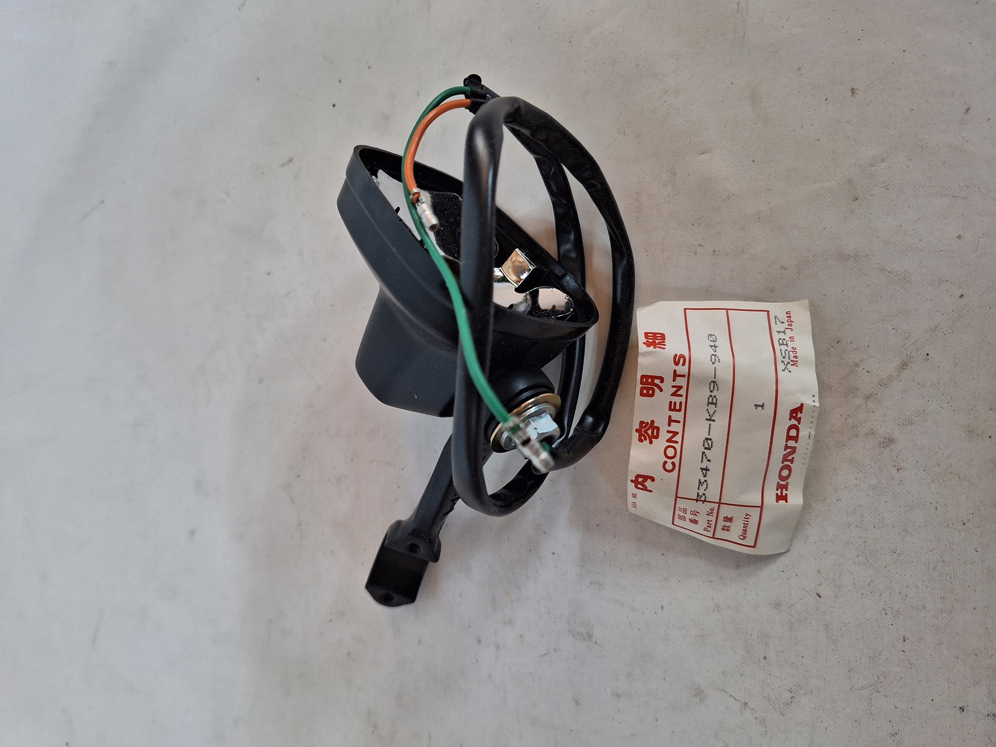 Picture of BASE L.FR.WINKER  33470-KB9-940  XL 125 RC